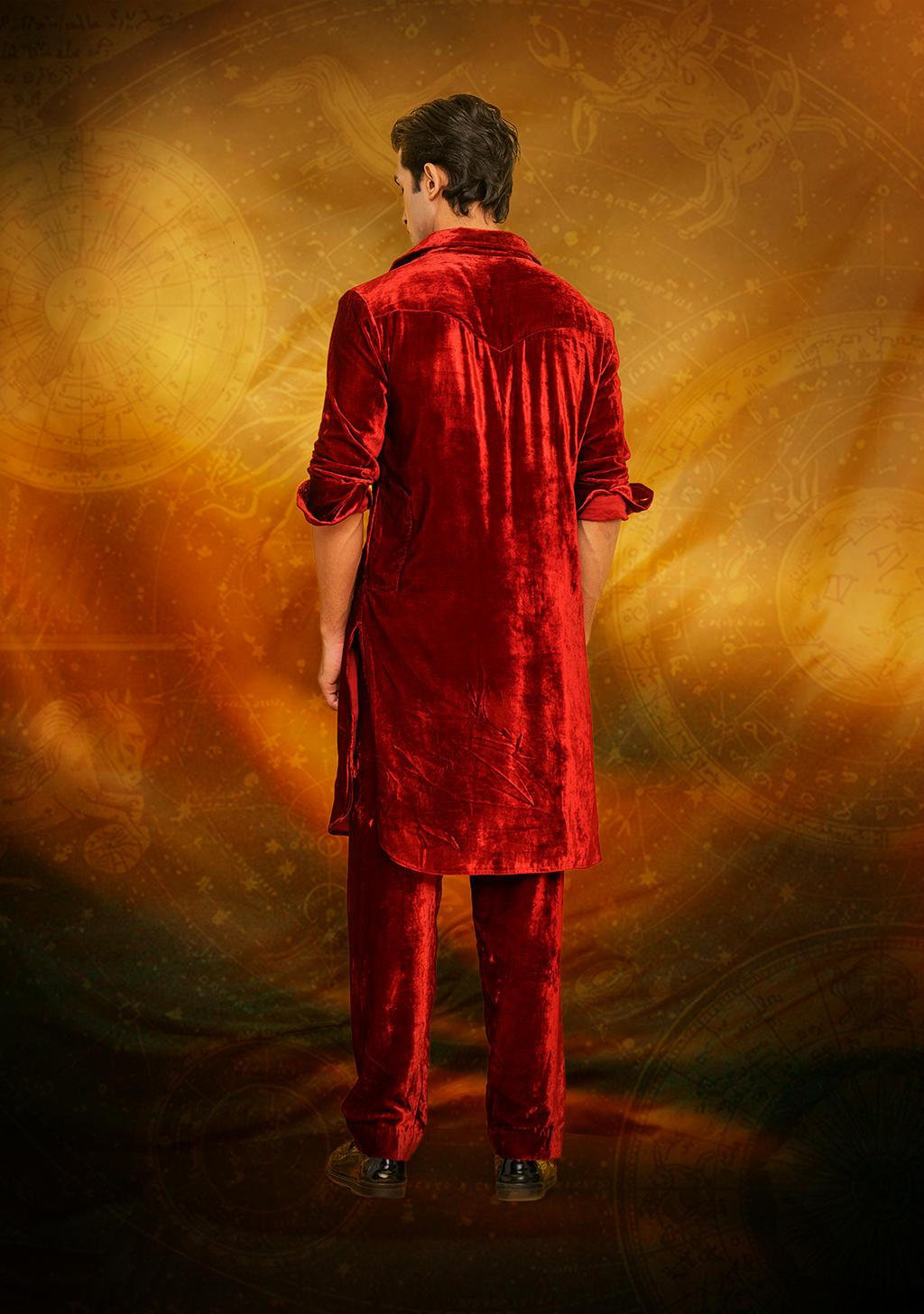 Scorpio Men Kurta Set with Dupatta