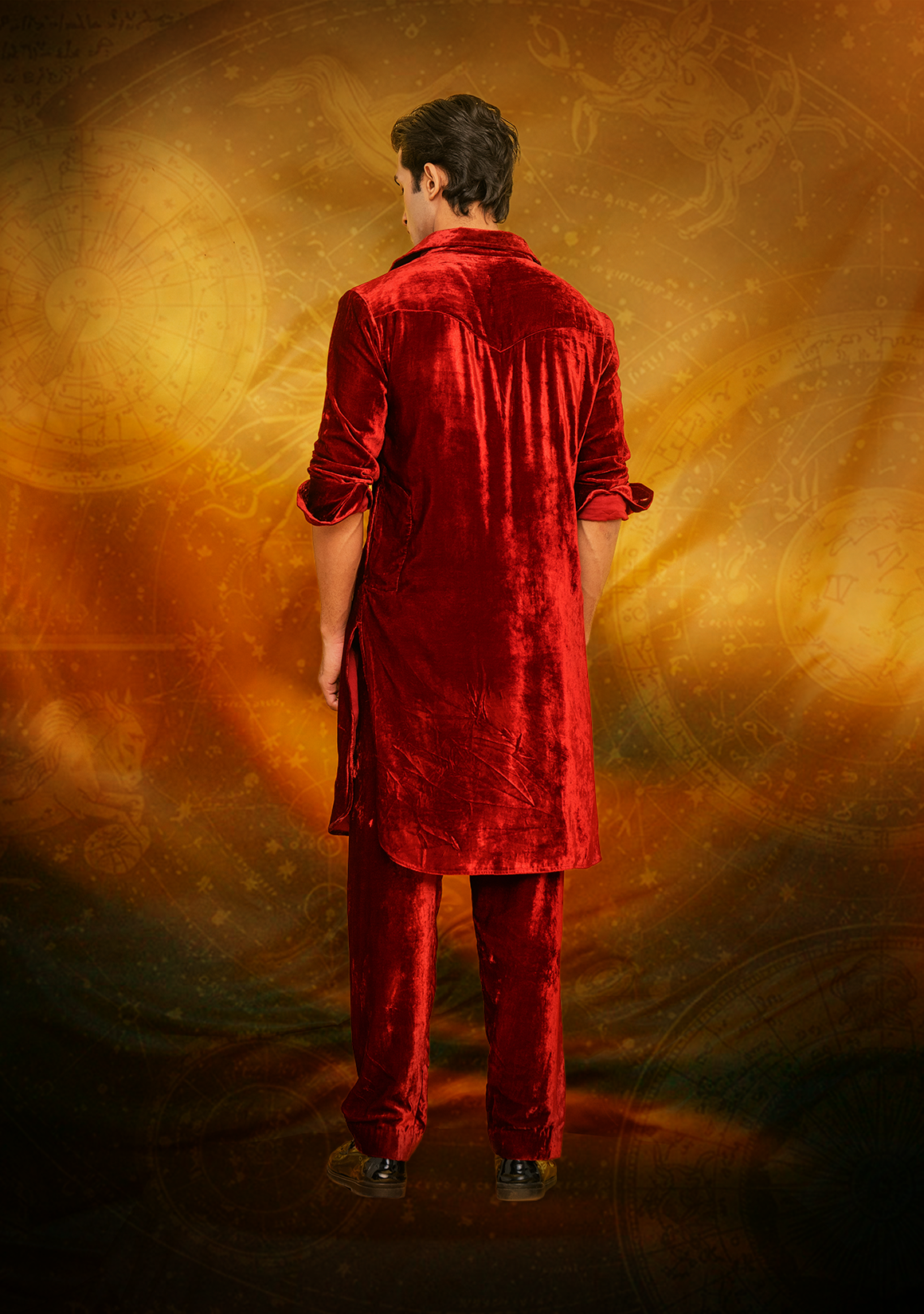 Scorpio Men Kurta Set with Dupatta