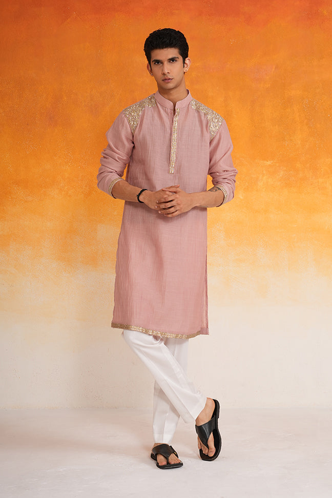 Dust Rose Men's Kurta