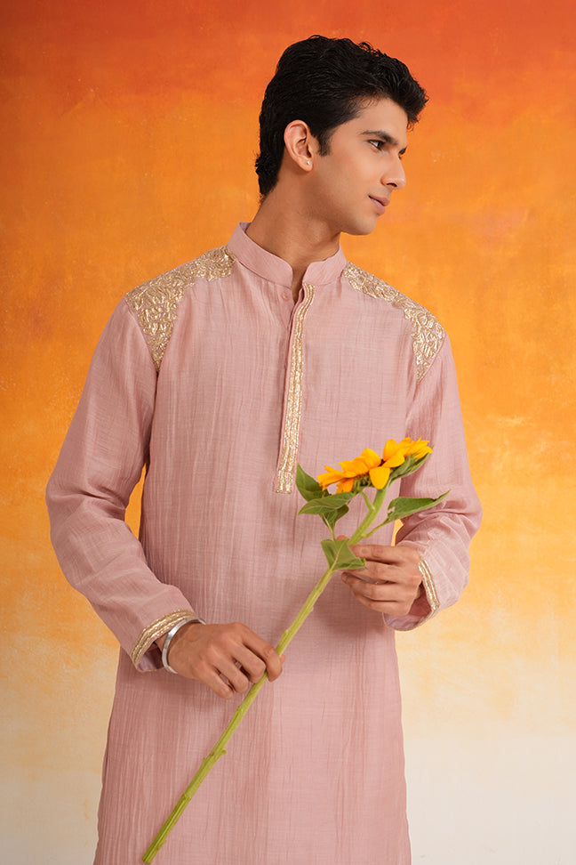 Dust Rose Men's Kurta
