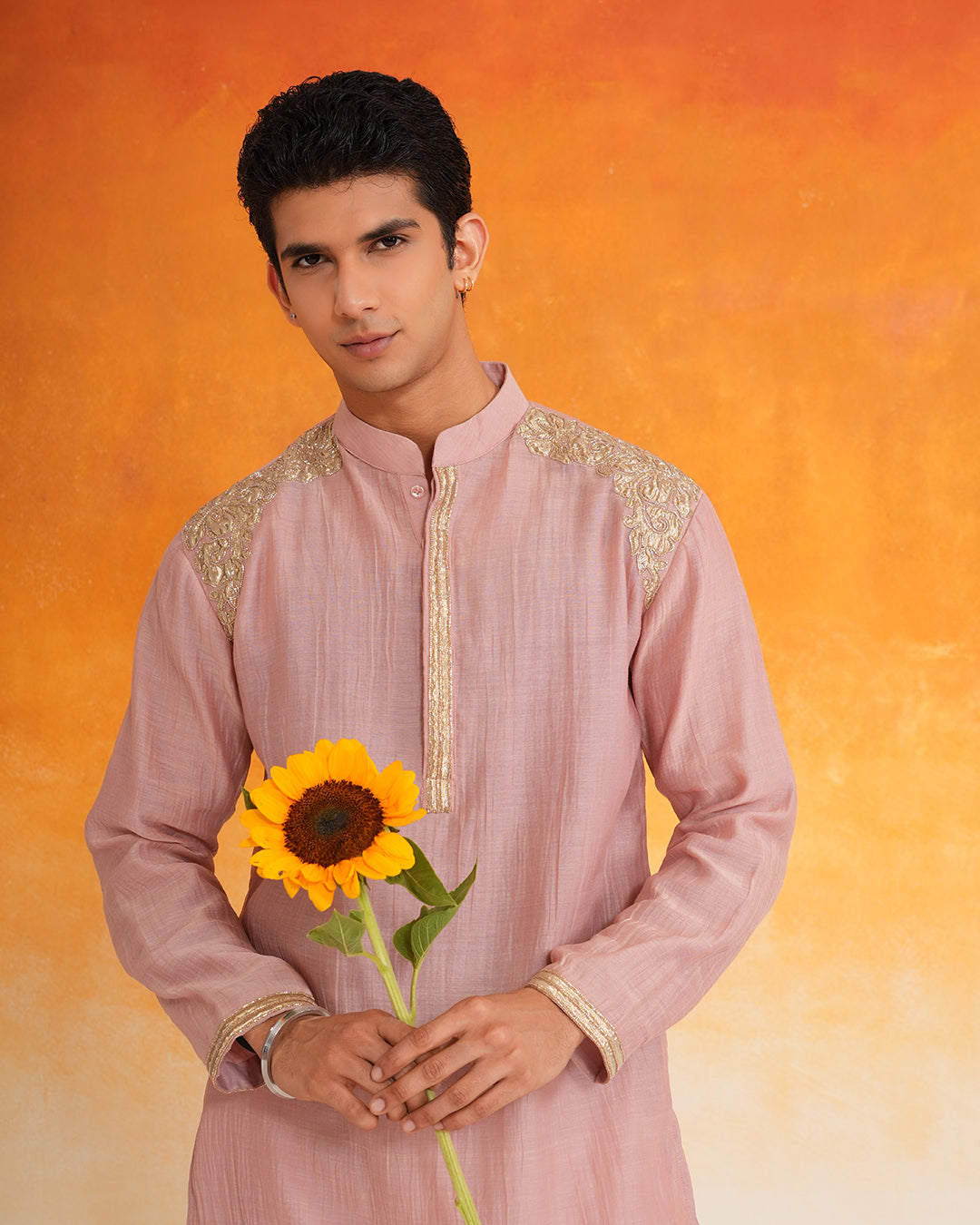 Dust Rose Men's Kurta
