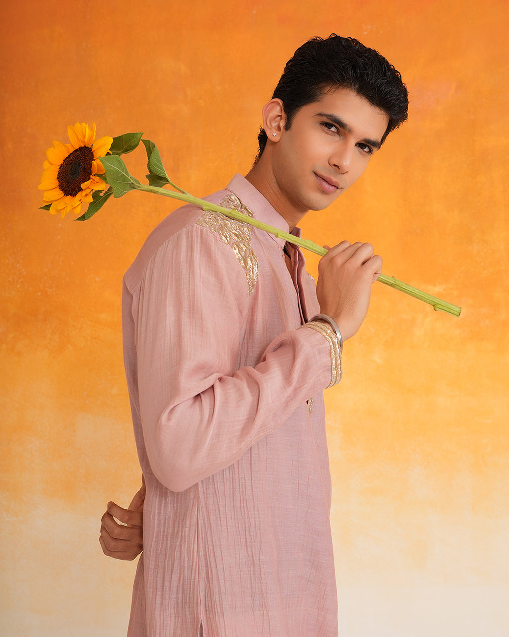 Dust Rose Men's Kurta