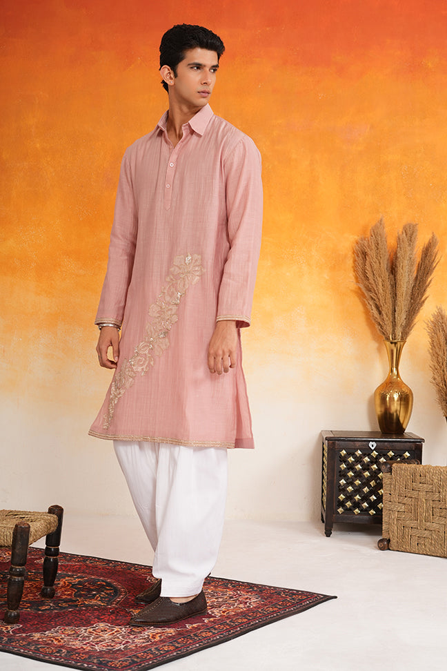 Dust Rose Men's Kurta 2