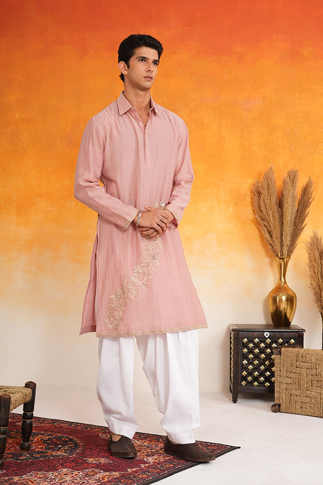 Dust Rose Men's Kurta 2