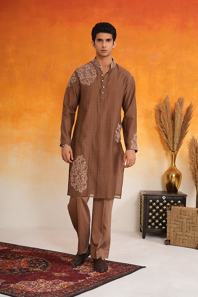Bronze Men's Bloom Kurta