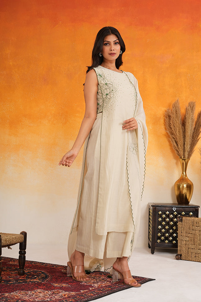 Ivory Sage Suit Set 2