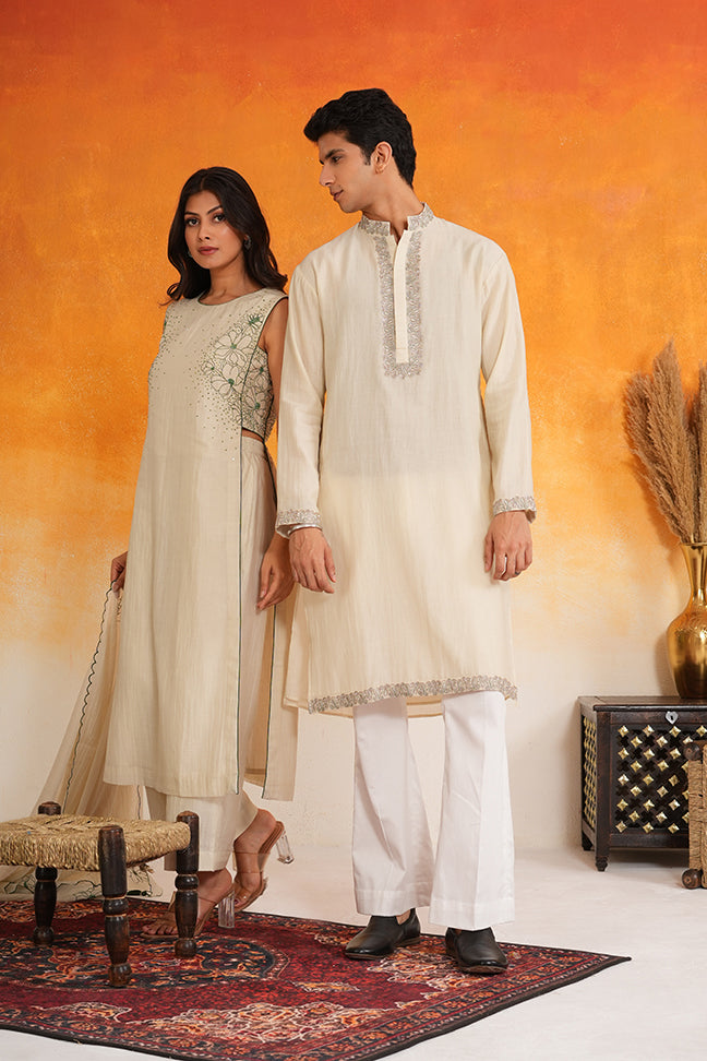 Ivory Men's Sage Kurta