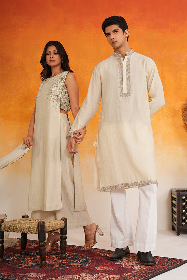 Ivory Men's Sage Kurta