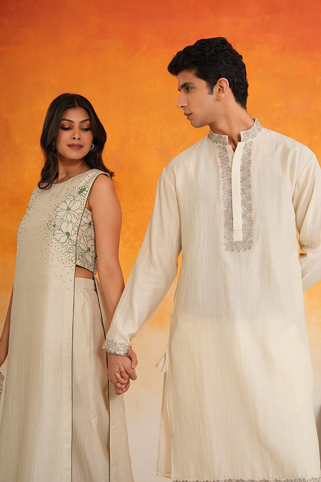 Ivory Men's Sage Kurta