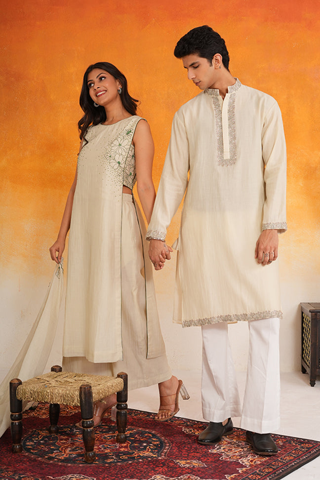 Ivory Men's Sage Kurta