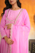 Cotton Candy Anarkali Dupatta