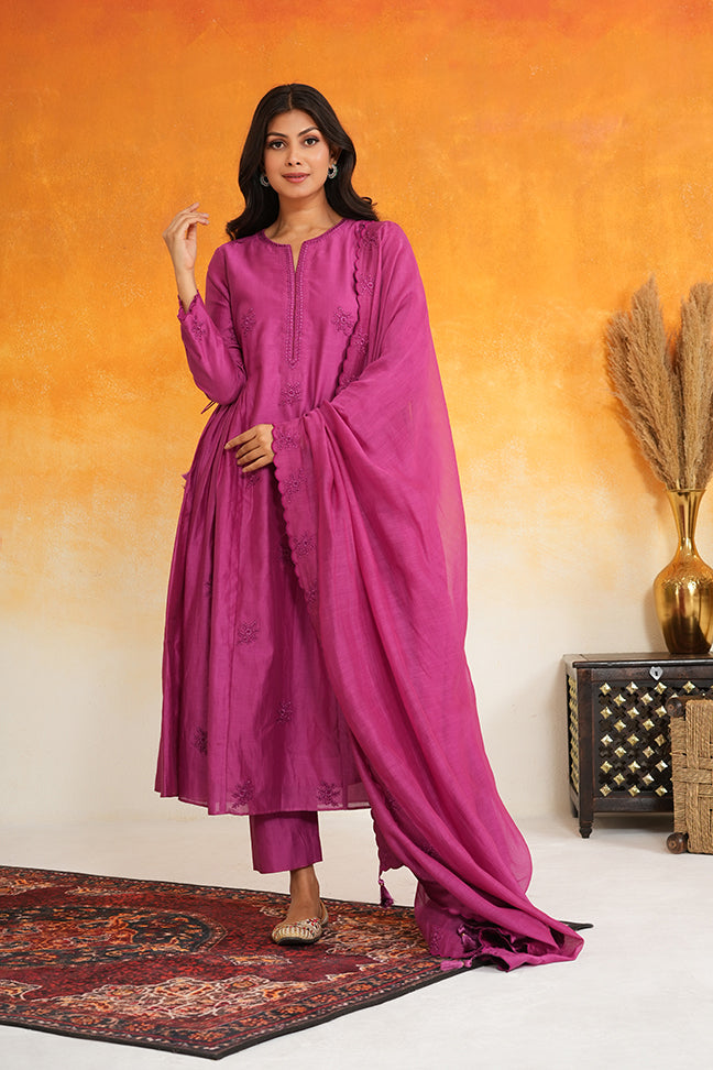 Rooh Gulabi Suit Set