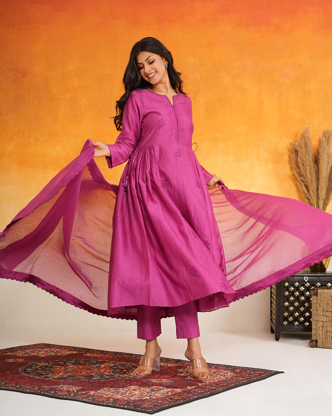 Rooh Gulabi Dupatta