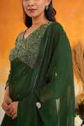 Emerald Sharara Dupatta