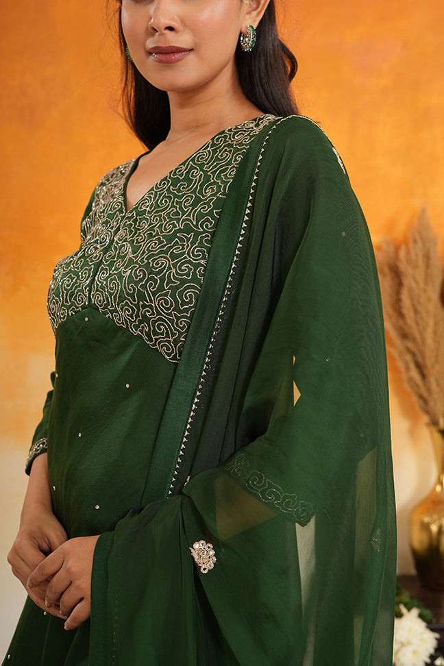 Emerald Sharara Set