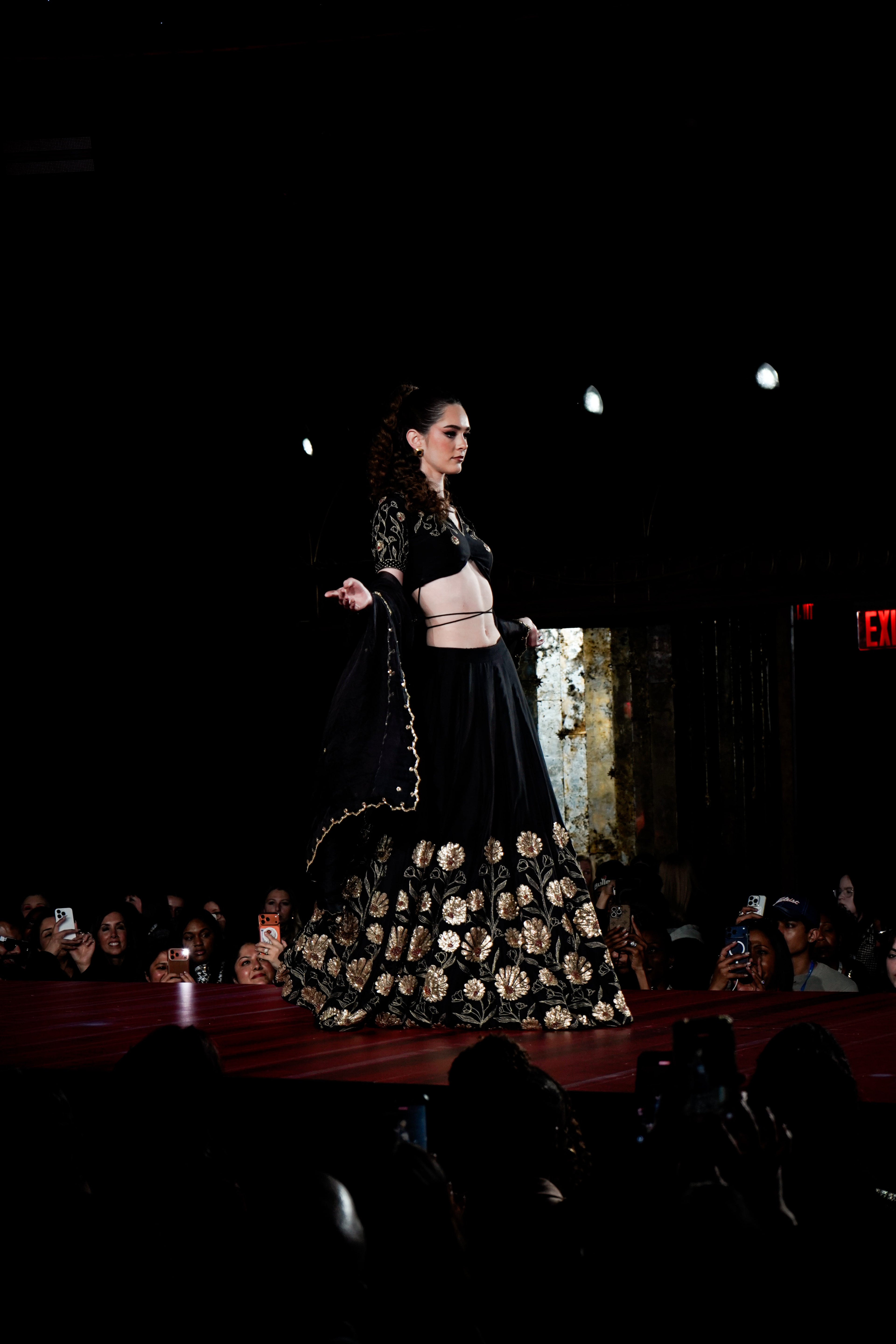 Noir Lehenga
