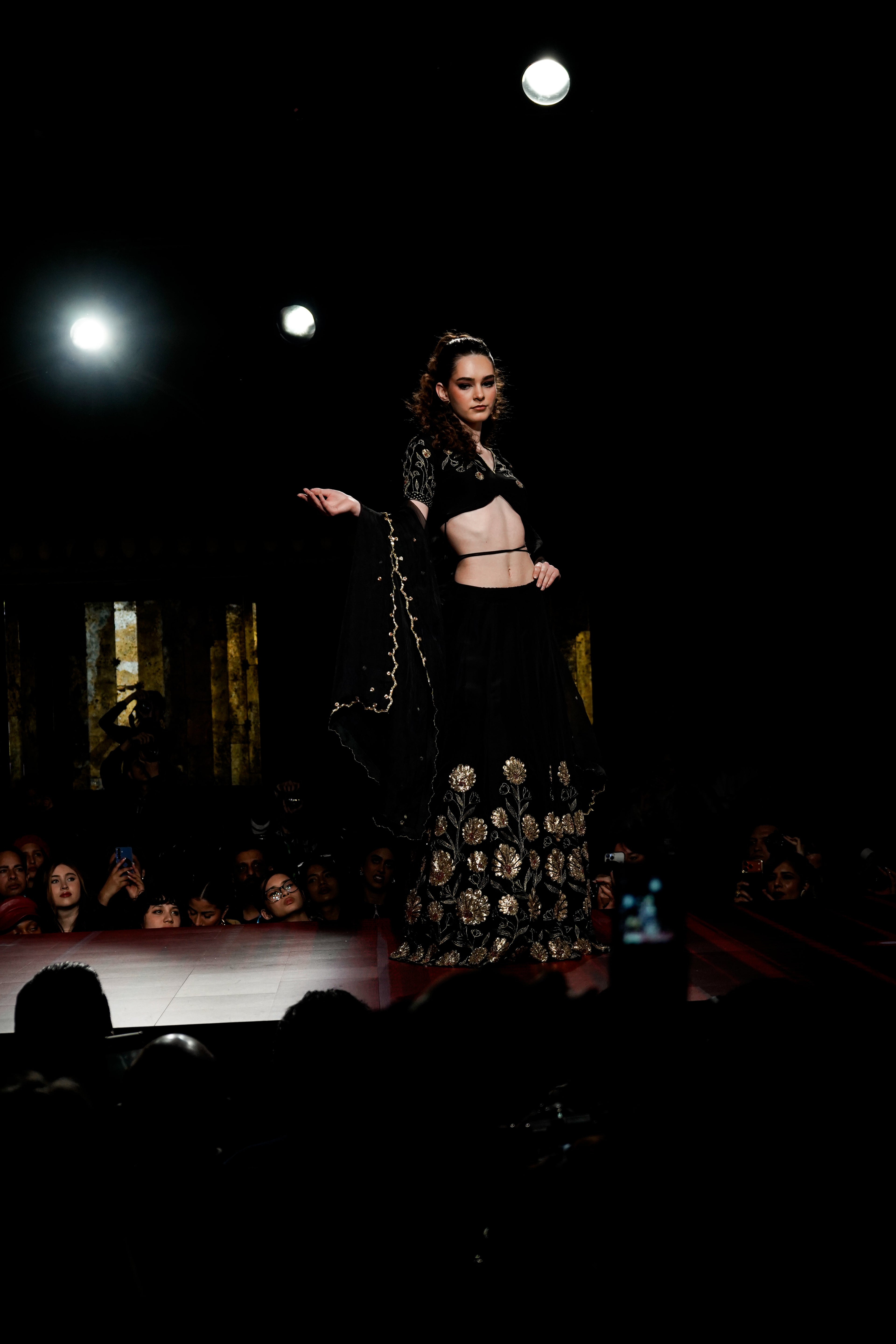 Noir Lehenga